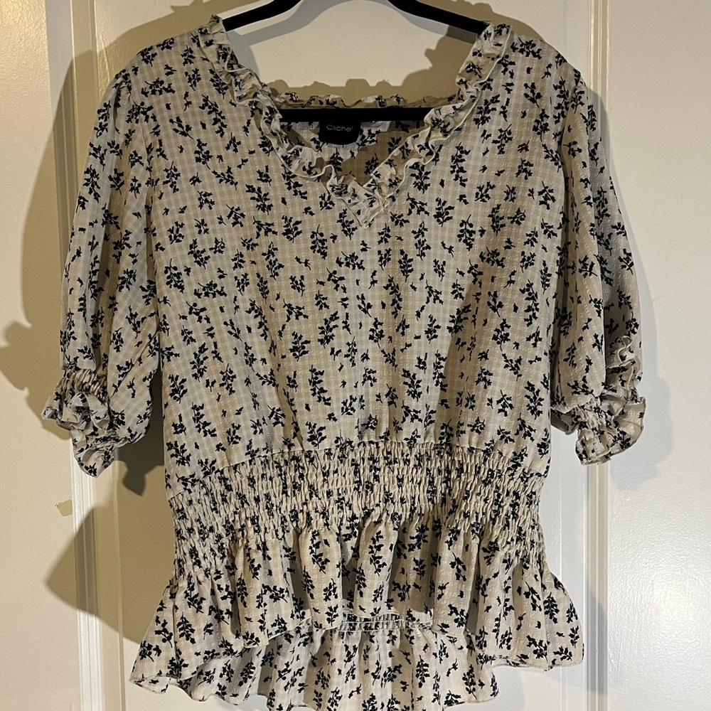 Floral Blouse XL